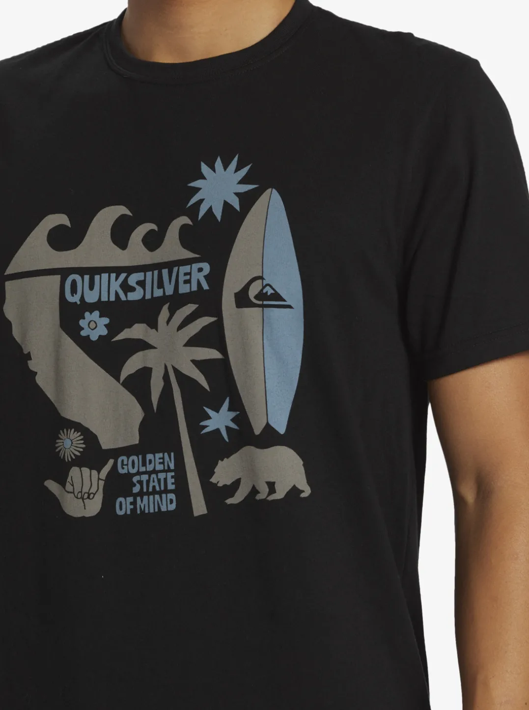 Mens Quiksilver Tees|Ca Funshine T-Shirt