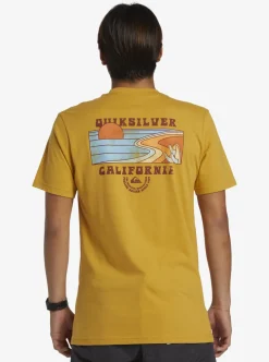 Mens Quiksilver Tees|Ca Point Breaks T-Shirt
