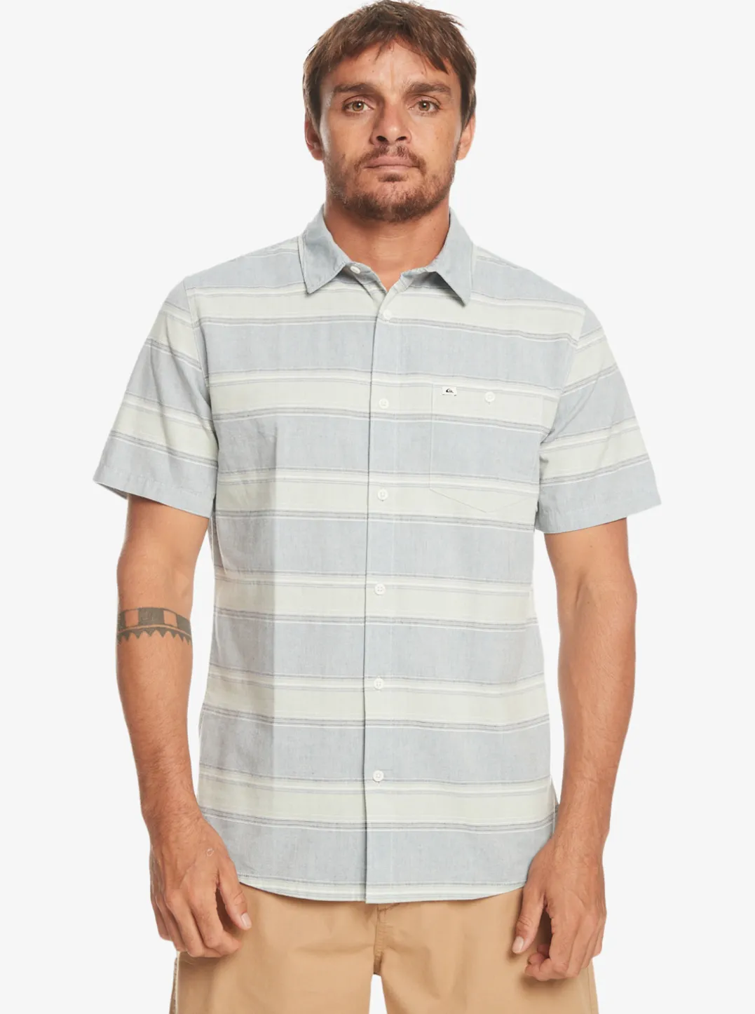 Mens Quiksilver Shirts & Polos|Cali Sunrise Short Sleeve Shirt
