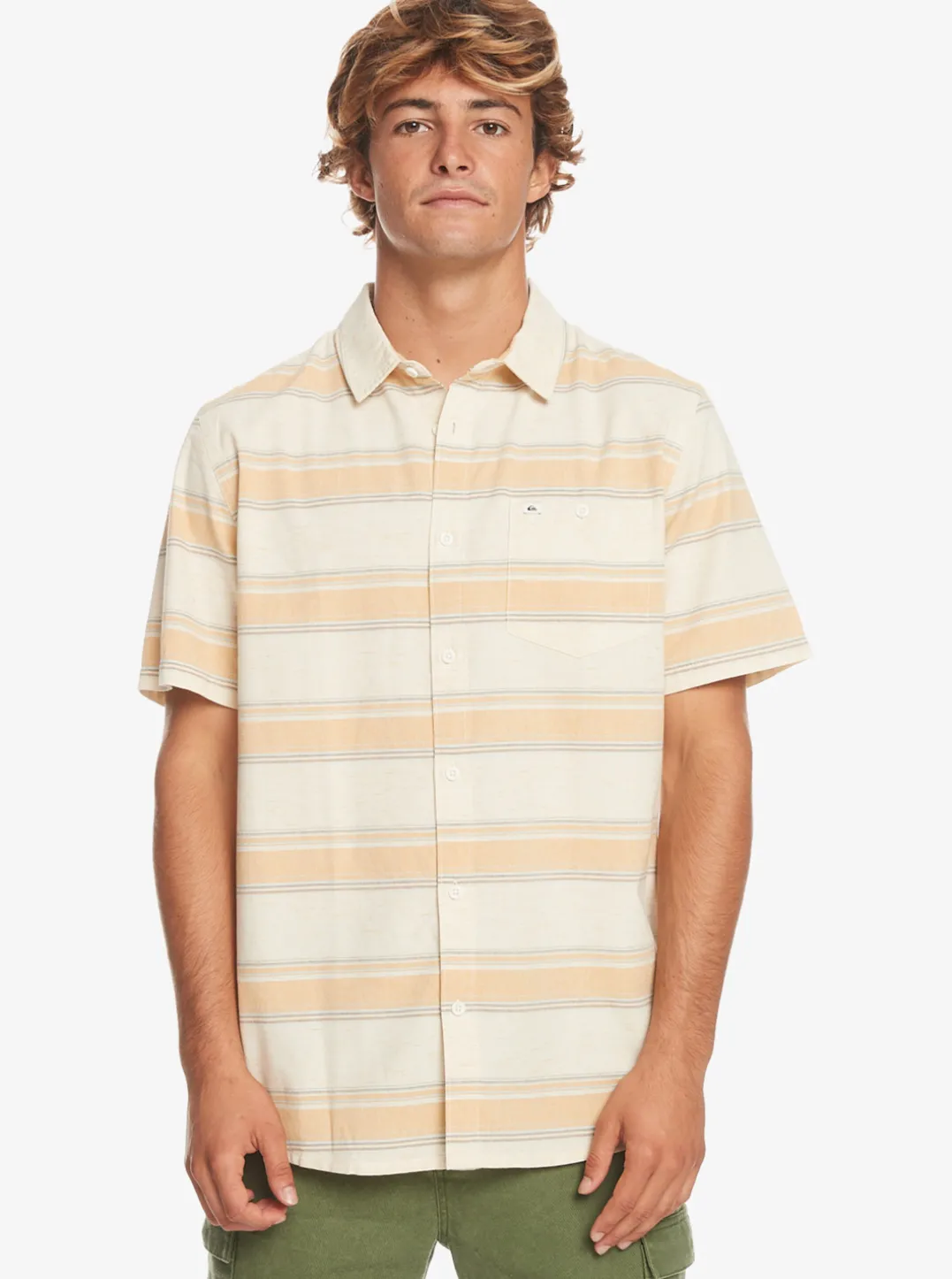 Mens Quiksilver Shirts & Polos|Cali Sunrise Short Sleeve Shirt
