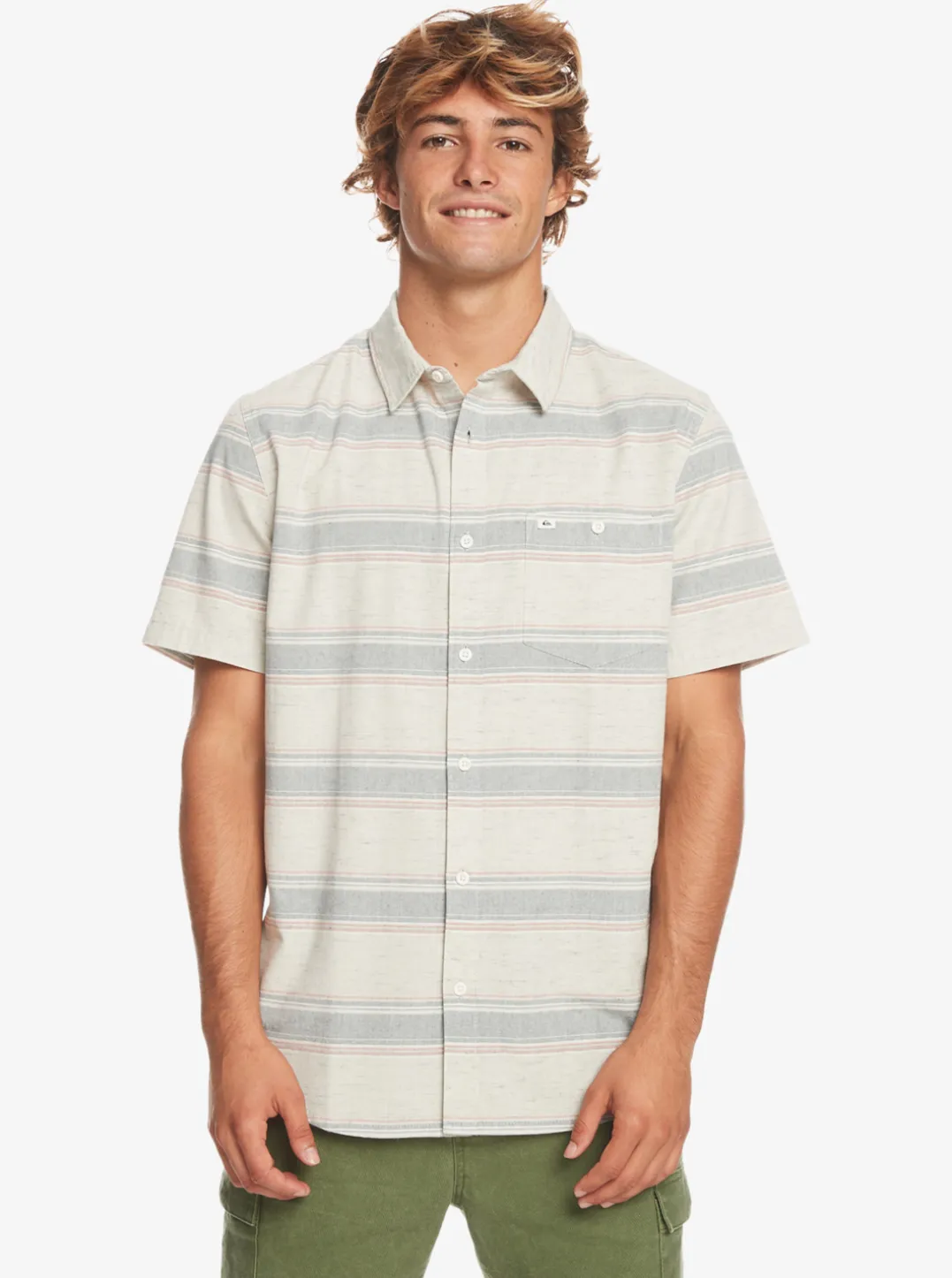 Mens Quiksilver Shirts & Polos|Cali Sunrise Short Sleeve Shirt