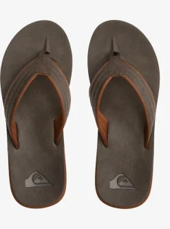 Mens Quiksilver Sandals|Carver Nubuck Sandals