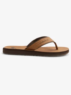 Mens Quiksilver Sandals|Carver Nubuck Sandals