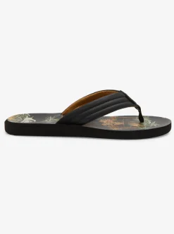 Mens Quiksilver Sandals|Carver Print Sandals
