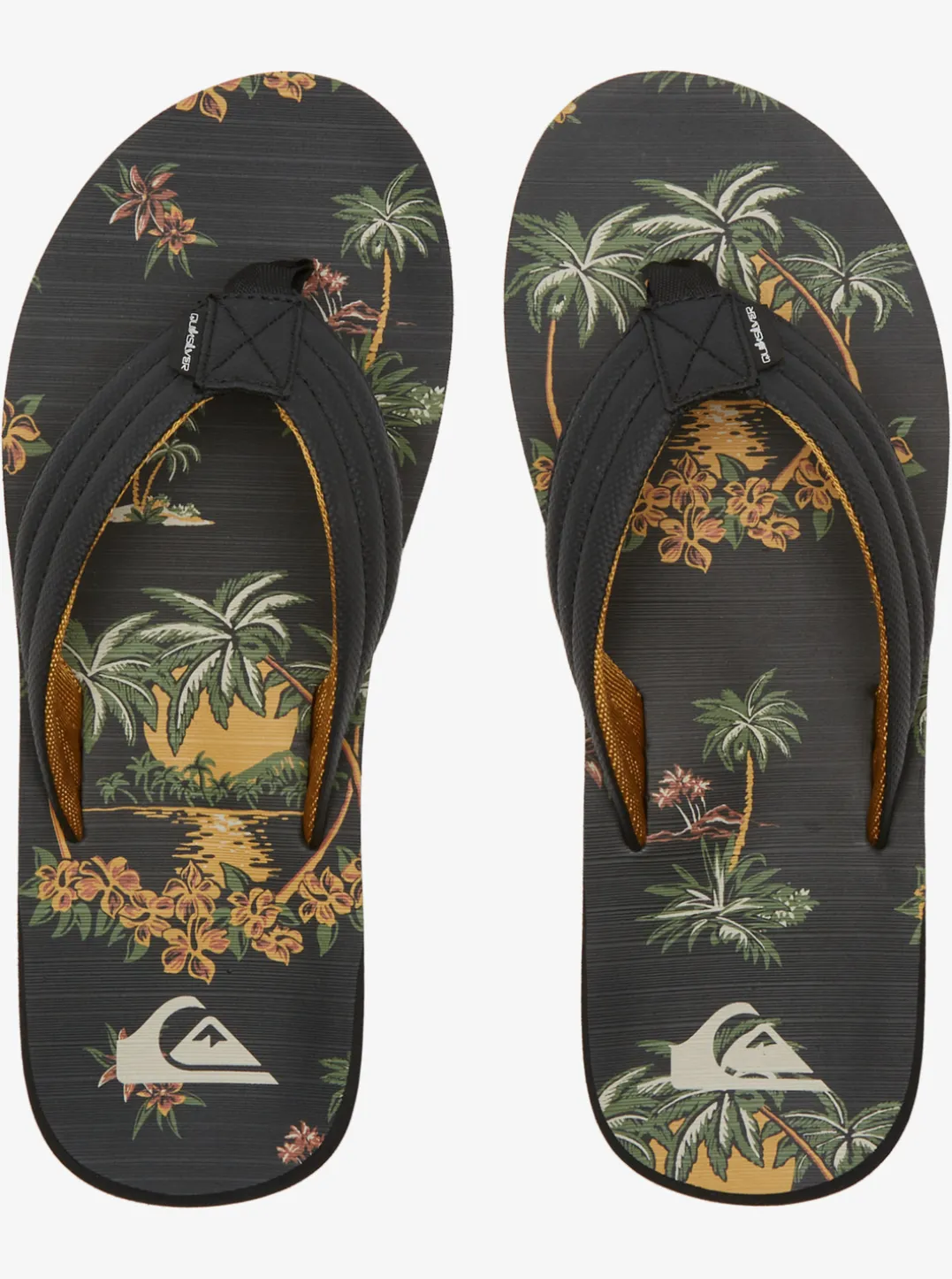 Mens Quiksilver Sandals|Carver Print Sandals