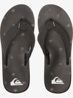 Mens Quiksilver Sandals|Carver Print Sandals