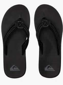 Mens Quiksilver Sandals|Carver Suede Leather Sandals