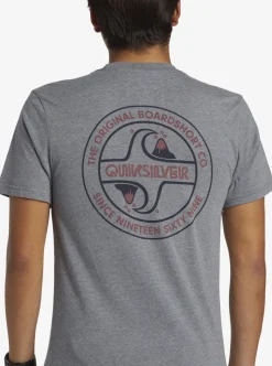 Mens Quiksilver Tees|Circle Back T-Shirt
