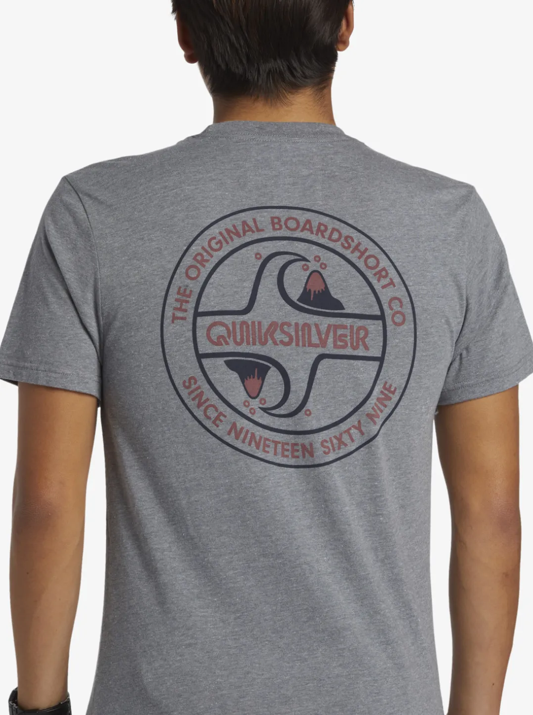 Mens Quiksilver Tees|Circle Back T-Shirt