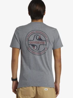 Mens Quiksilver Tees|Circle Back T-Shirt