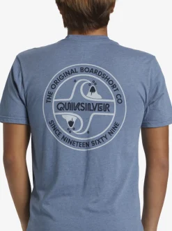 Mens Quiksilver Tees|Circle Back T-Shirt