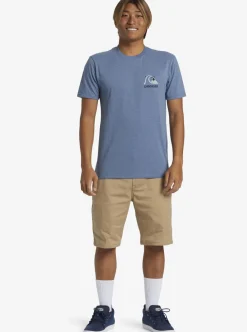 Mens Quiksilver Tees|Circle Back T-Shirt
