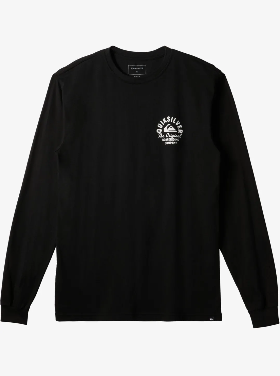 Mens Quiksilver Tees|Circled Script Long Sleeve T-Shirt