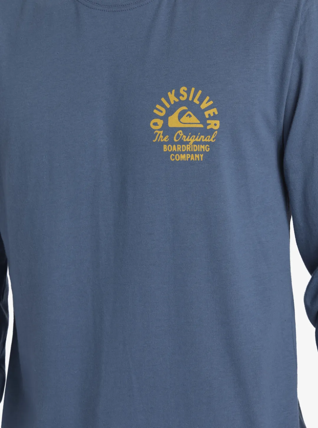 Mens Quiksilver Tees|Circled Script Long Sleeve T-Shirt