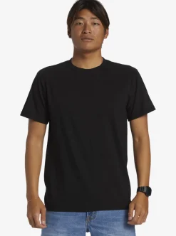 Mens Quiksilver Tees|Circled Script T-Shirt