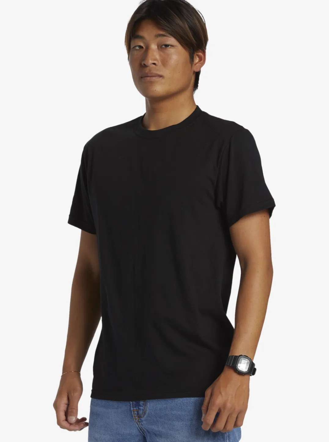 Mens Quiksilver Tees|Circled Script T-Shirt