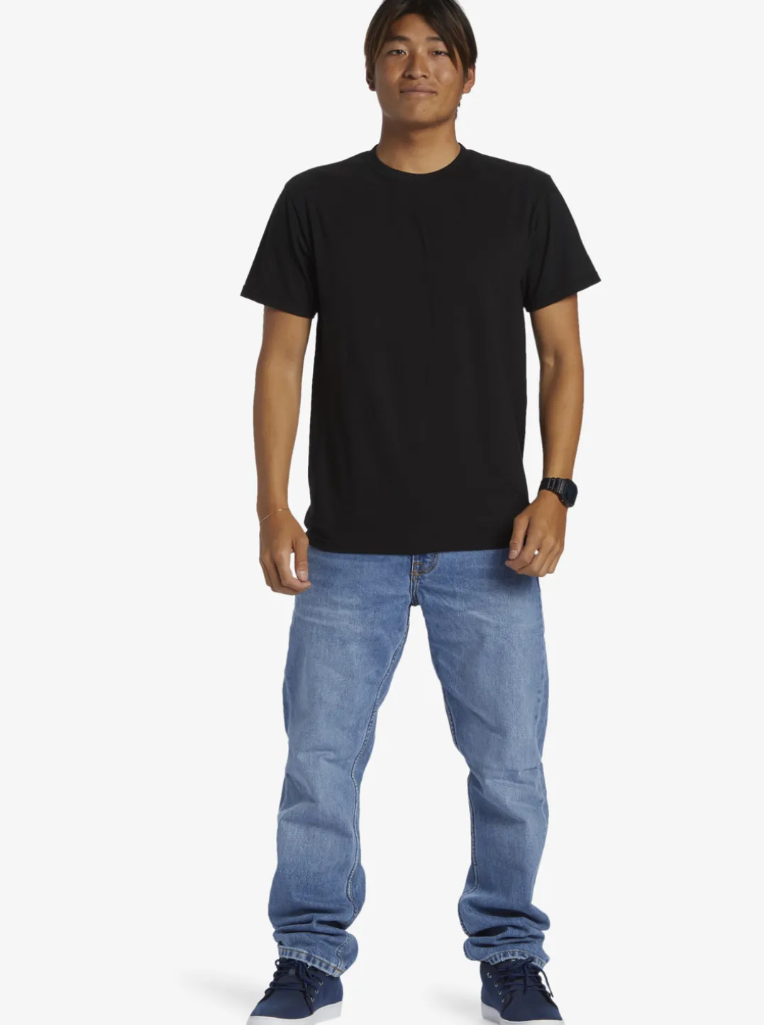 Mens Quiksilver Tees|Circled Script T-Shirt