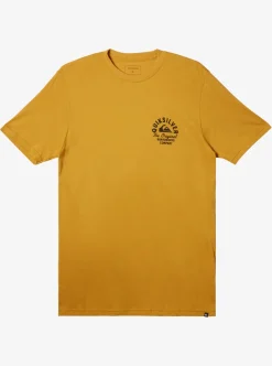 Mens Quiksilver Tees|Circled Script T-Shirt