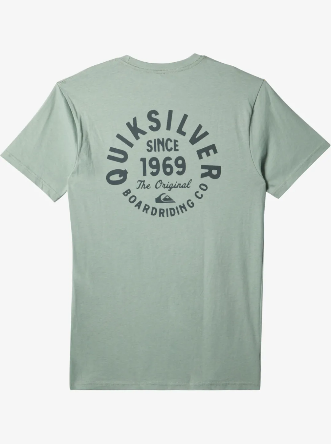 Mens Quiksilver Tees|Circled Script T-Shirt