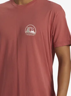Mens Quiksilver Tees|Clean Circle T-Shirt