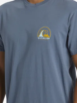Mens Quiksilver Tees|Clean Circle T-Shirt