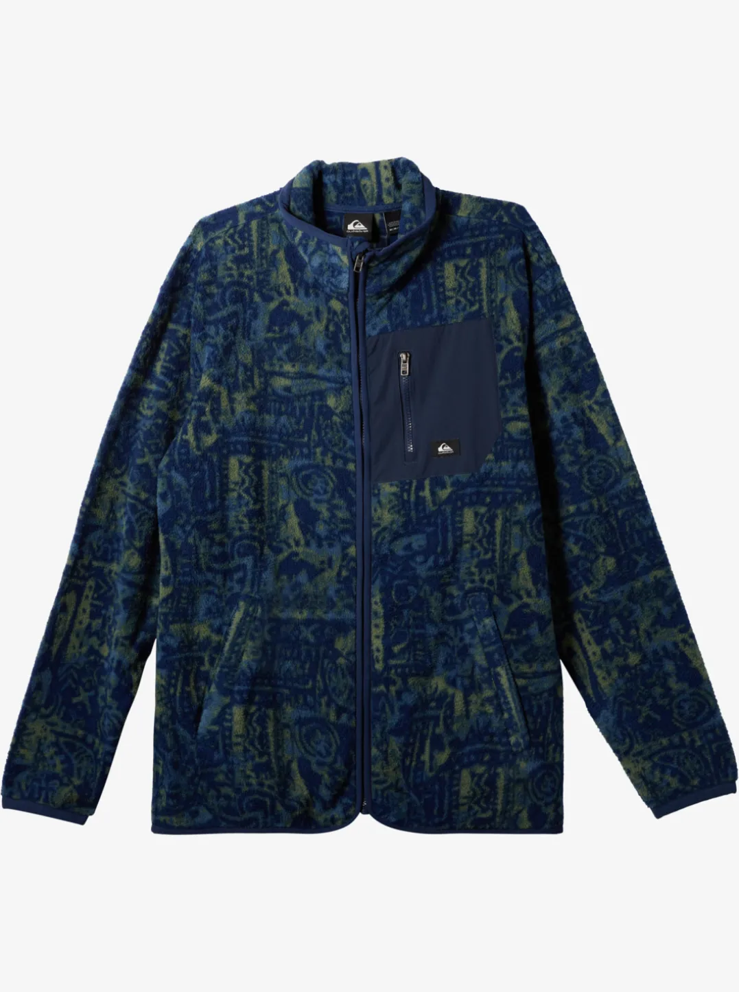 Mens Quiksilver Sweatshirts & Hoodies|Clean Coasts Zip-Up Fleece