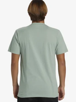 Mens Quiksilver Tees|Comp Logo T-Shirt