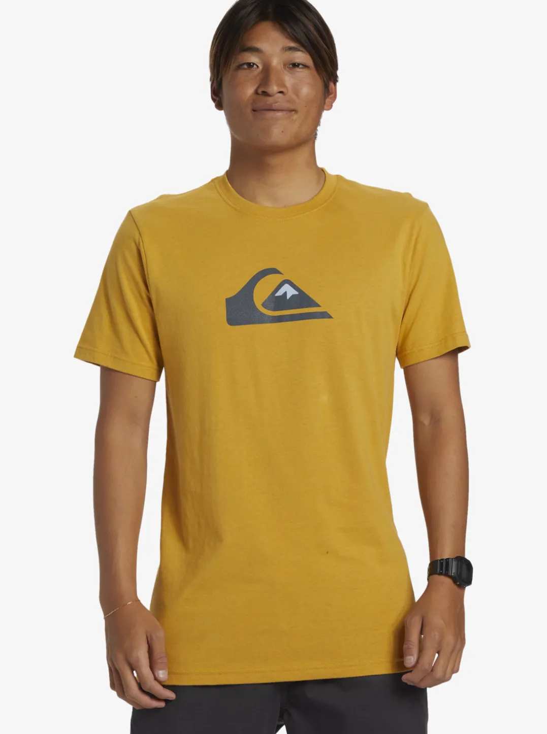 Mens Quiksilver Tees|Comp Logo T-Shirt