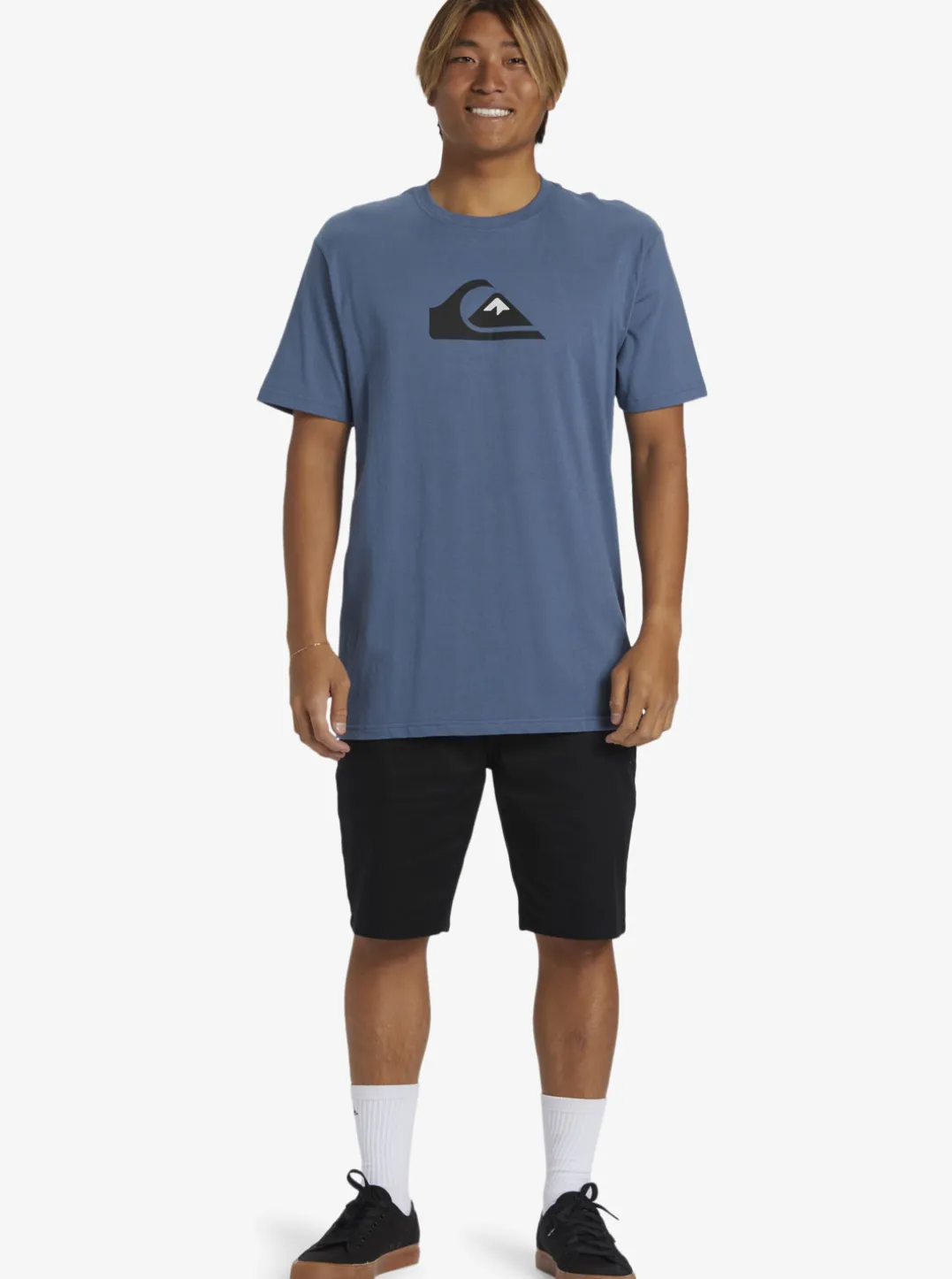 Mens Quiksilver Tees|Comp Logo T-Shirt