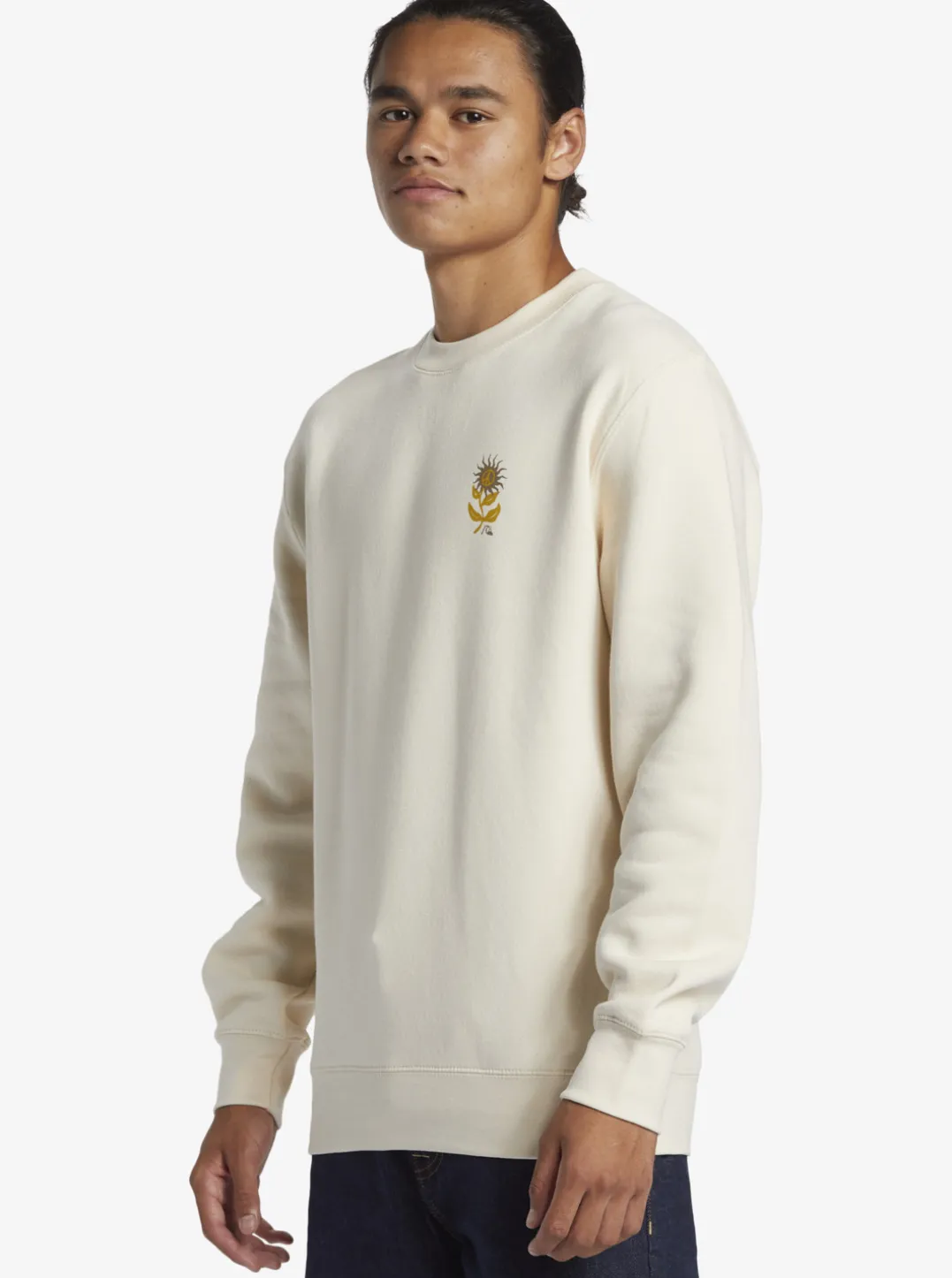 Mens Quiksilver Sweatshirts & Hoodies|E Peace Out Crew Neck Sweatshirt