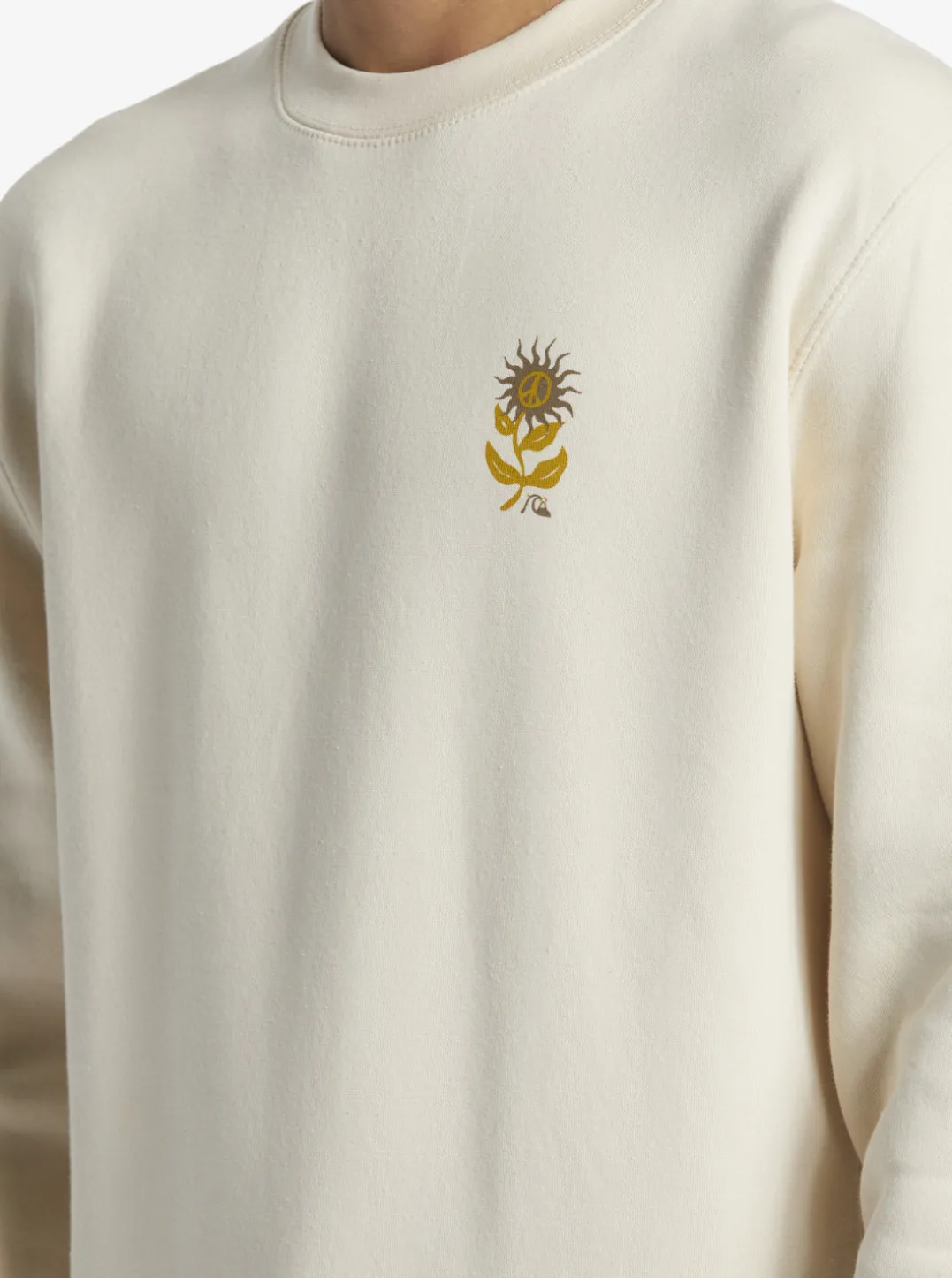 Mens Quiksilver Sweatshirts & Hoodies|E Peace Out Crew Neck Sweatshirt