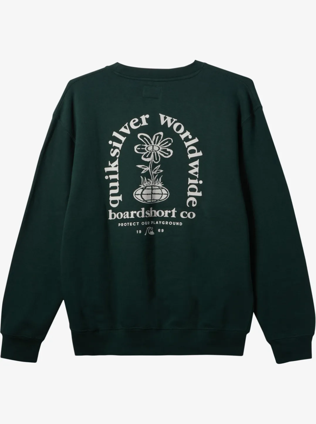 Mens Quiksilver Sweatshirts & Hoodies|E Peace Out Crew Neck Sweatshirt