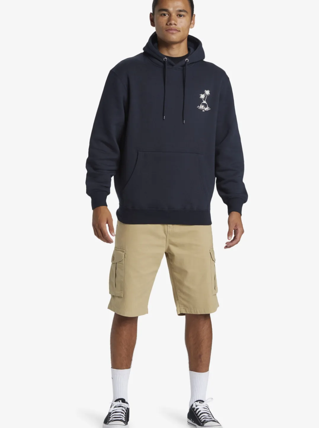 Mens Quiksilver Sweatshirts & Hoodies|E Rockin Hoodie Pullover Sweatshirt