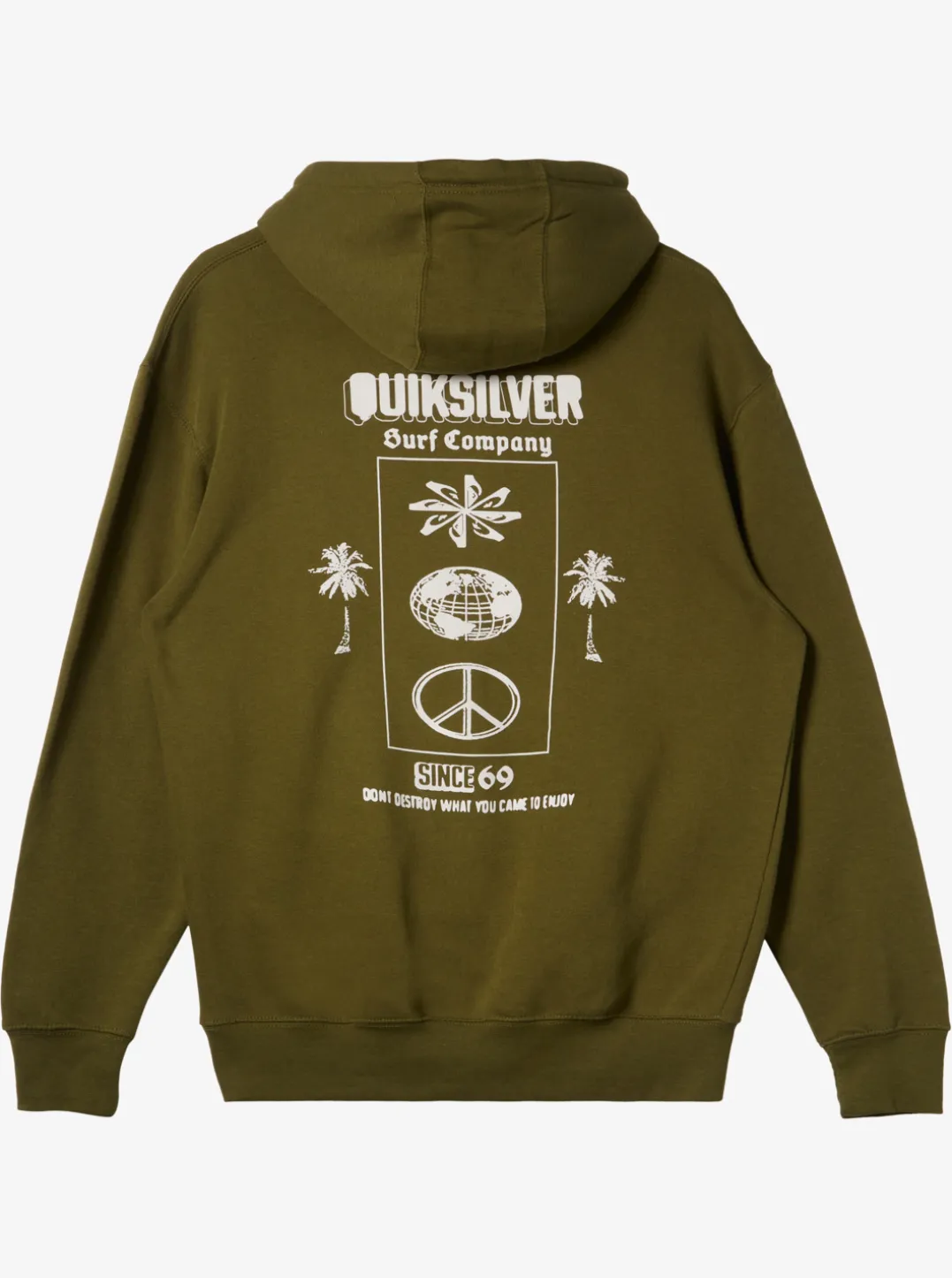 Mens Quiksilver Sweatshirts & Hoodies|E Rockin Hoodie Pullover Sweatshirt