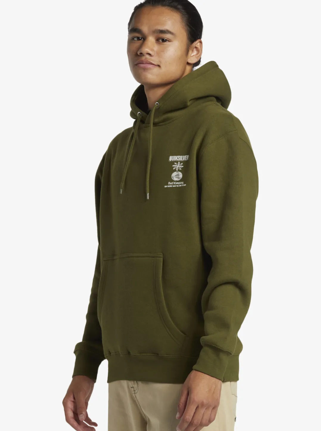 Mens Quiksilver Sweatshirts & Hoodies|E Rockin Hoodie Pullover Sweatshirt