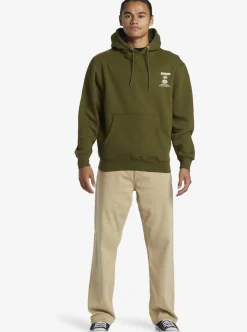 Mens Quiksilver Sweatshirts & Hoodies|E Rockin Hoodie Pullover Sweatshirt