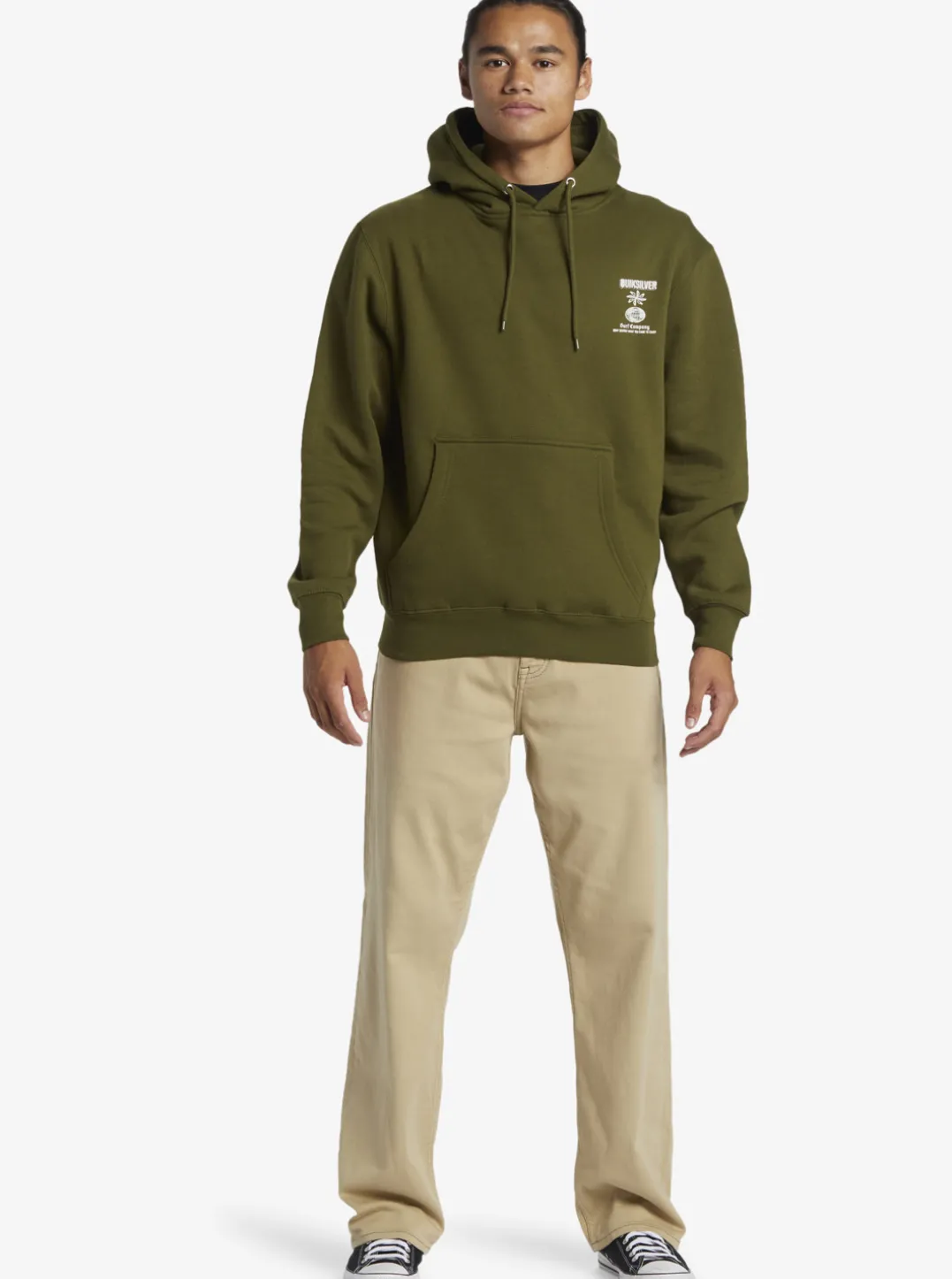 Mens Quiksilver Sweatshirts & Hoodies|E Rockin Hoodie Pullover Sweatshirt