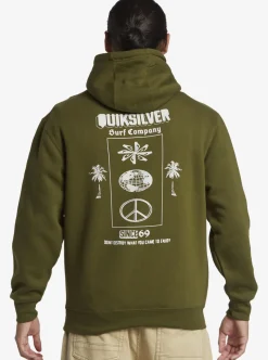 Mens Quiksilver Sweatshirts & Hoodies|E Rockin Hoodie Pullover Sweatshirt