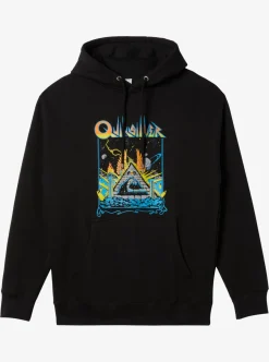 Mens Quiksilver Sweatshirts & Hoodies|E Rockin Hoodie Pullover Sweatshirt