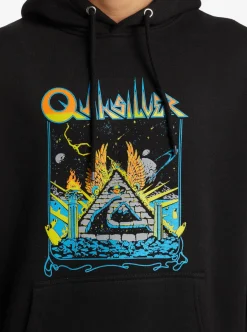 Mens Quiksilver Sweatshirts & Hoodies|E Rockin Hoodie Pullover Sweatshirt