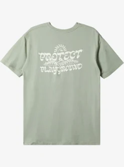 Mens Quiksilver Tees|Earthy Type T-Shirt