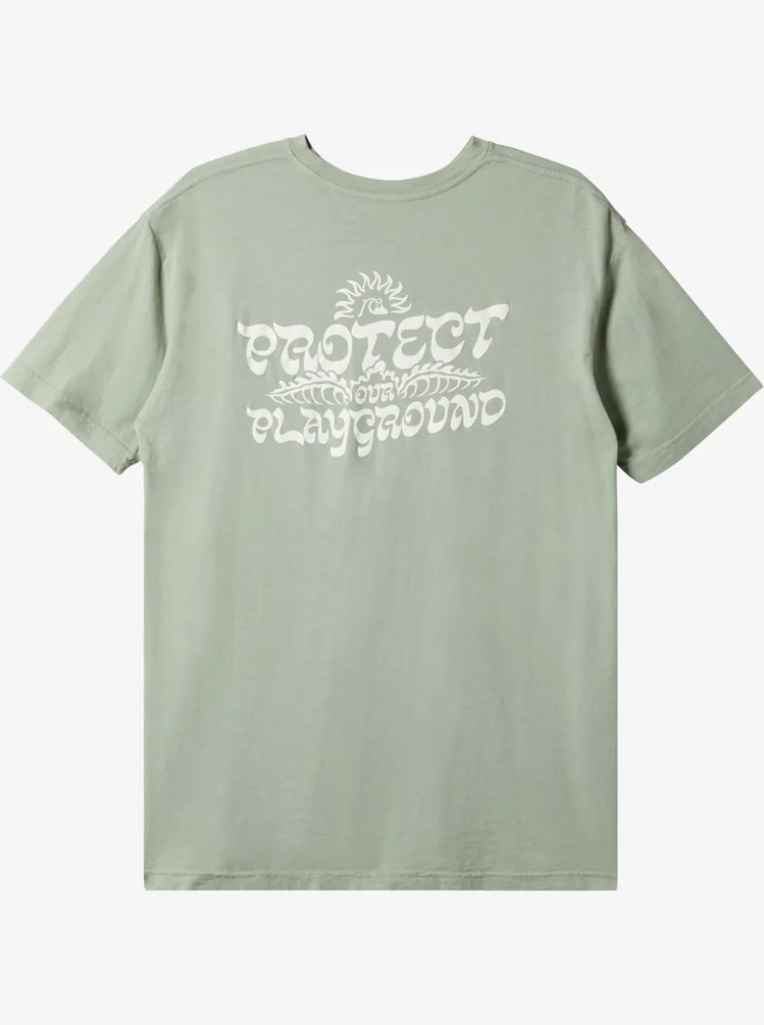 Mens Quiksilver Tees|Earthy Type T-Shirt