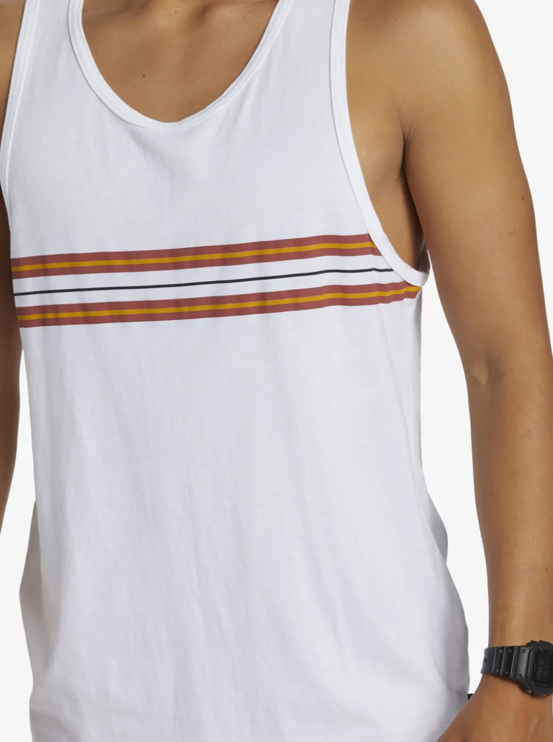 Mens Quiksilver Tees|Everyday Stripe Tank Top