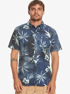 Mens Quiksilver Shirts & Polos|Fade Out Short Sleeve Shirt