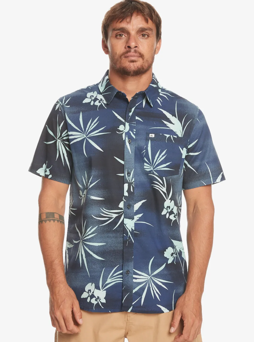 Mens Quiksilver Shirts & Polos|Fade Out Short Sleeve Shirt