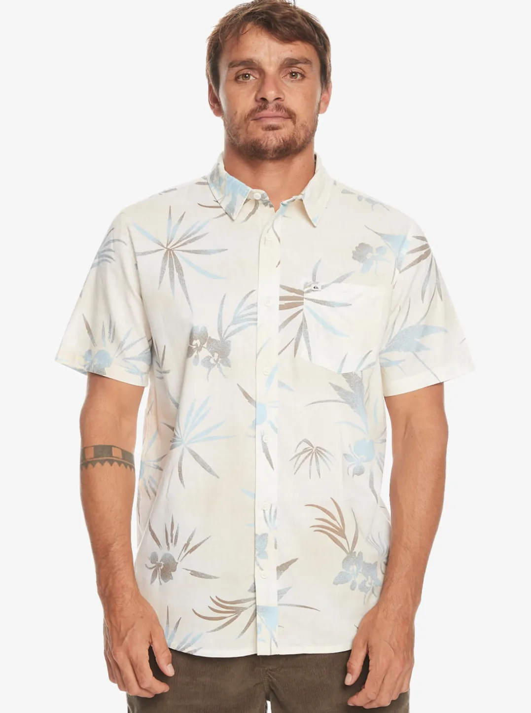Mens Quiksilver Shirts & Polos|Fade Out Short Sleeve Shirt