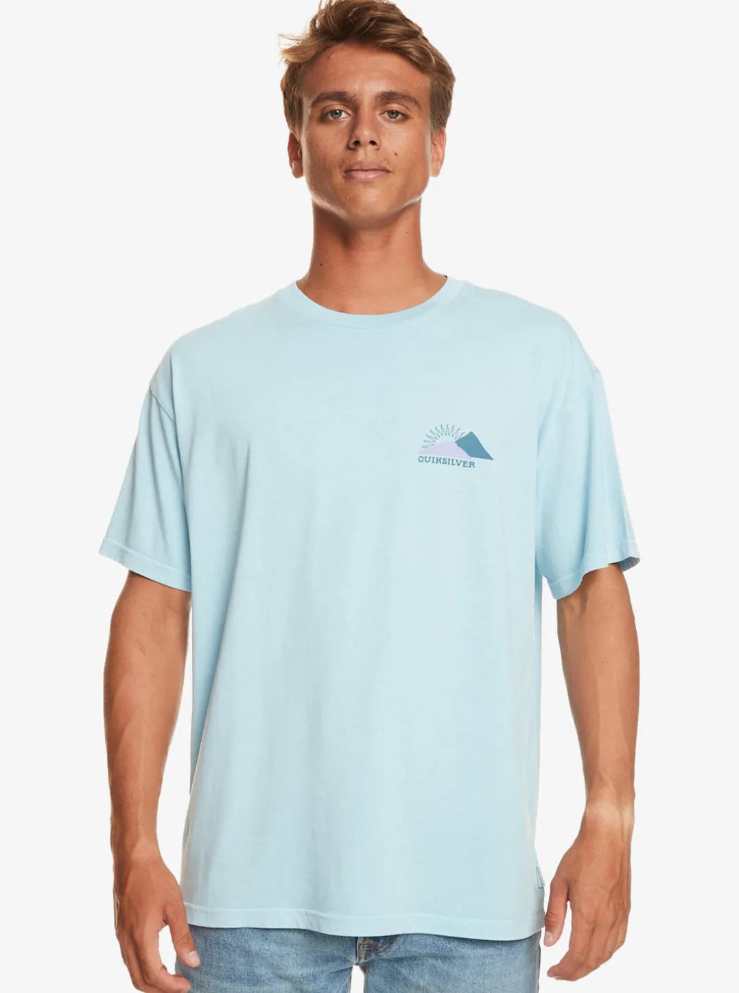 Mens Quiksilver Tees|Fading Sun T-Shirt
