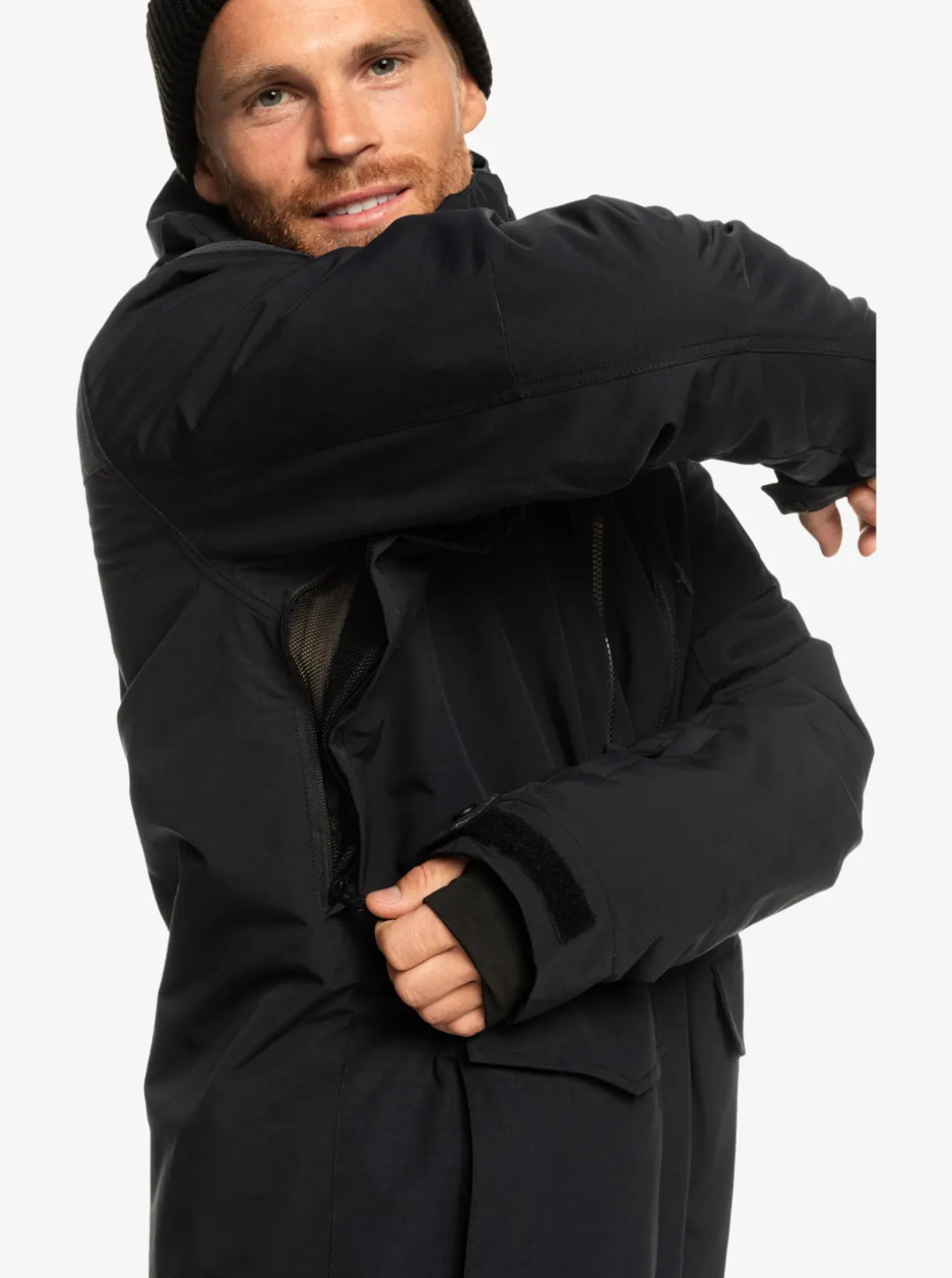 Mens Quiksilver Layers|Fairbanks Technical Snow Jacket
