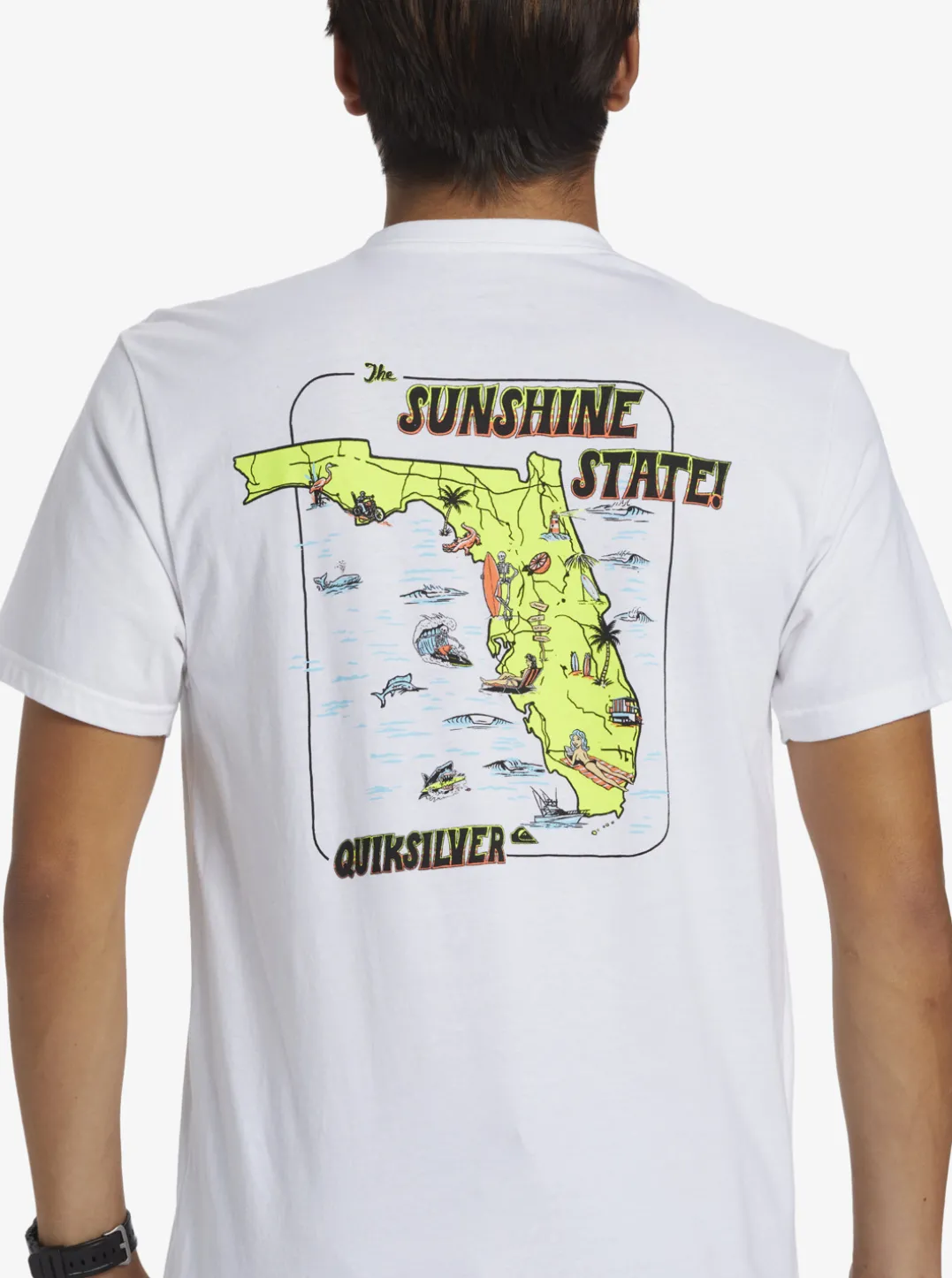 Mens Quiksilver Tees|Fl Southern Fun T-Shirt