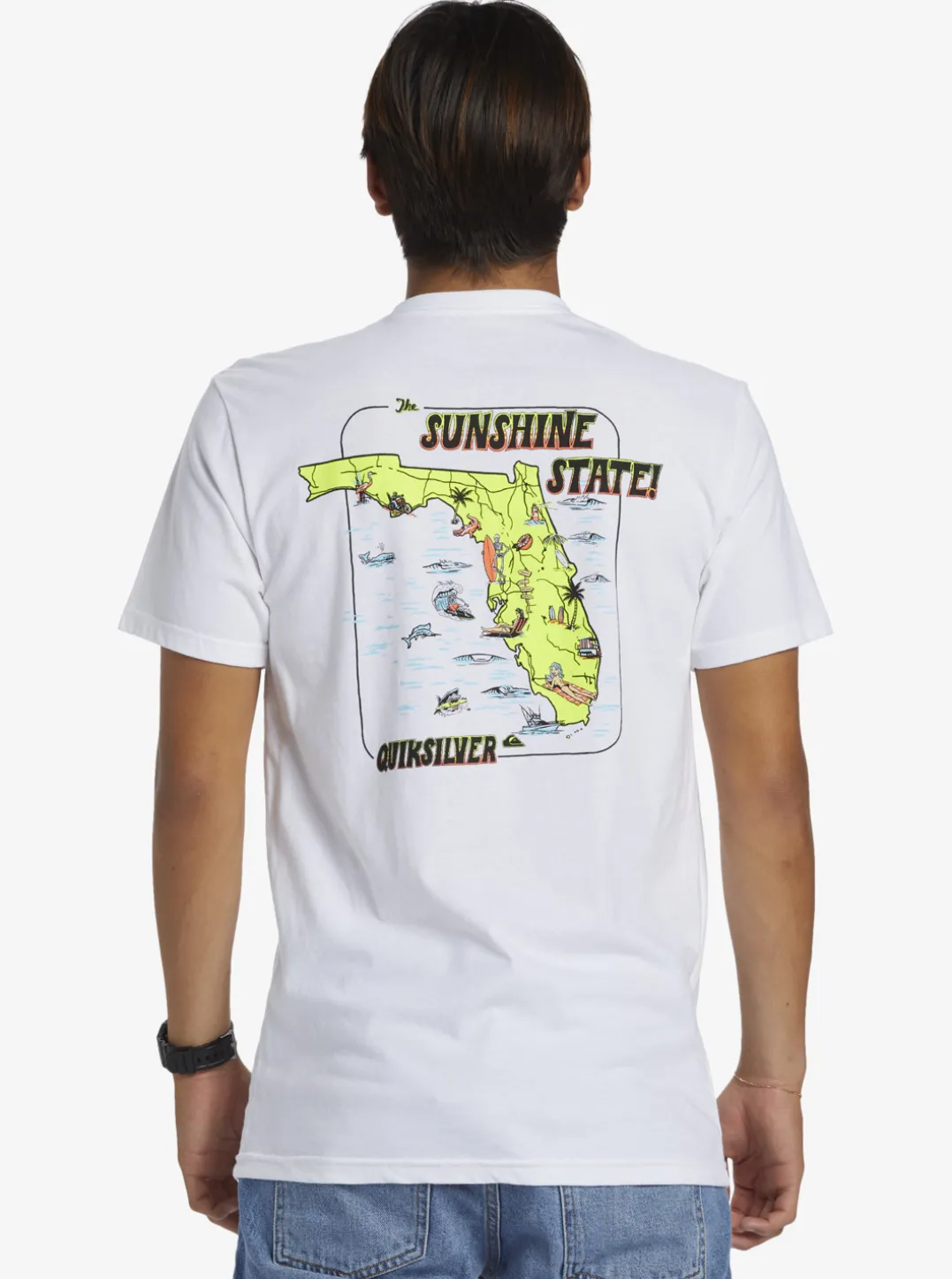 Mens Quiksilver Tees|Fl Southern Fun T-Shirt